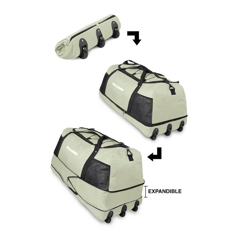 Equipaje De Mano Con Ruedas Verde Challenger image number 0.0