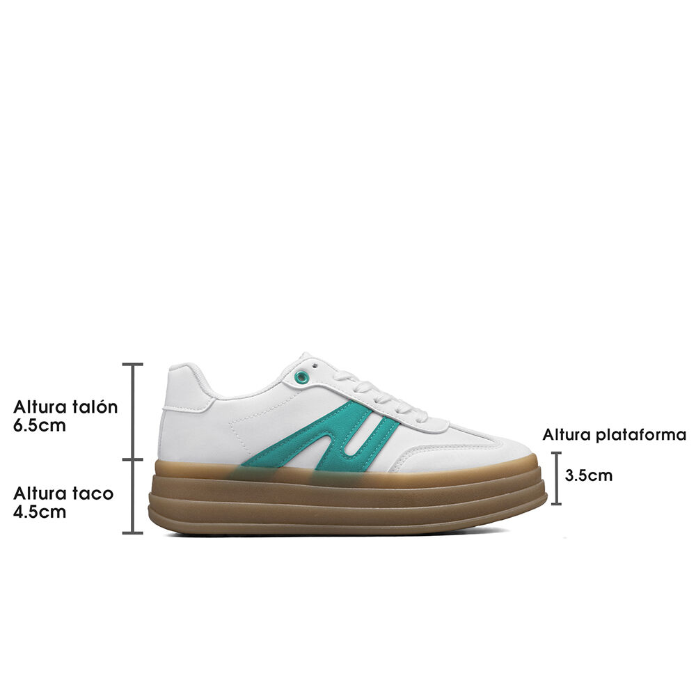 Zapatilla Casual Urbana Plataforma Mujer Weide Sl65 image number 4.0