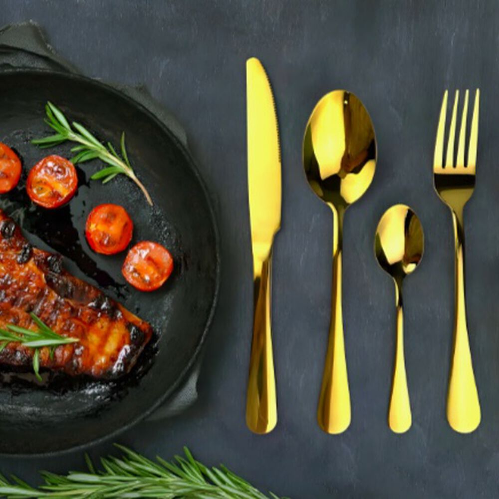 Set De Servicios Acero Inoxidables Tornasol image number 2.0