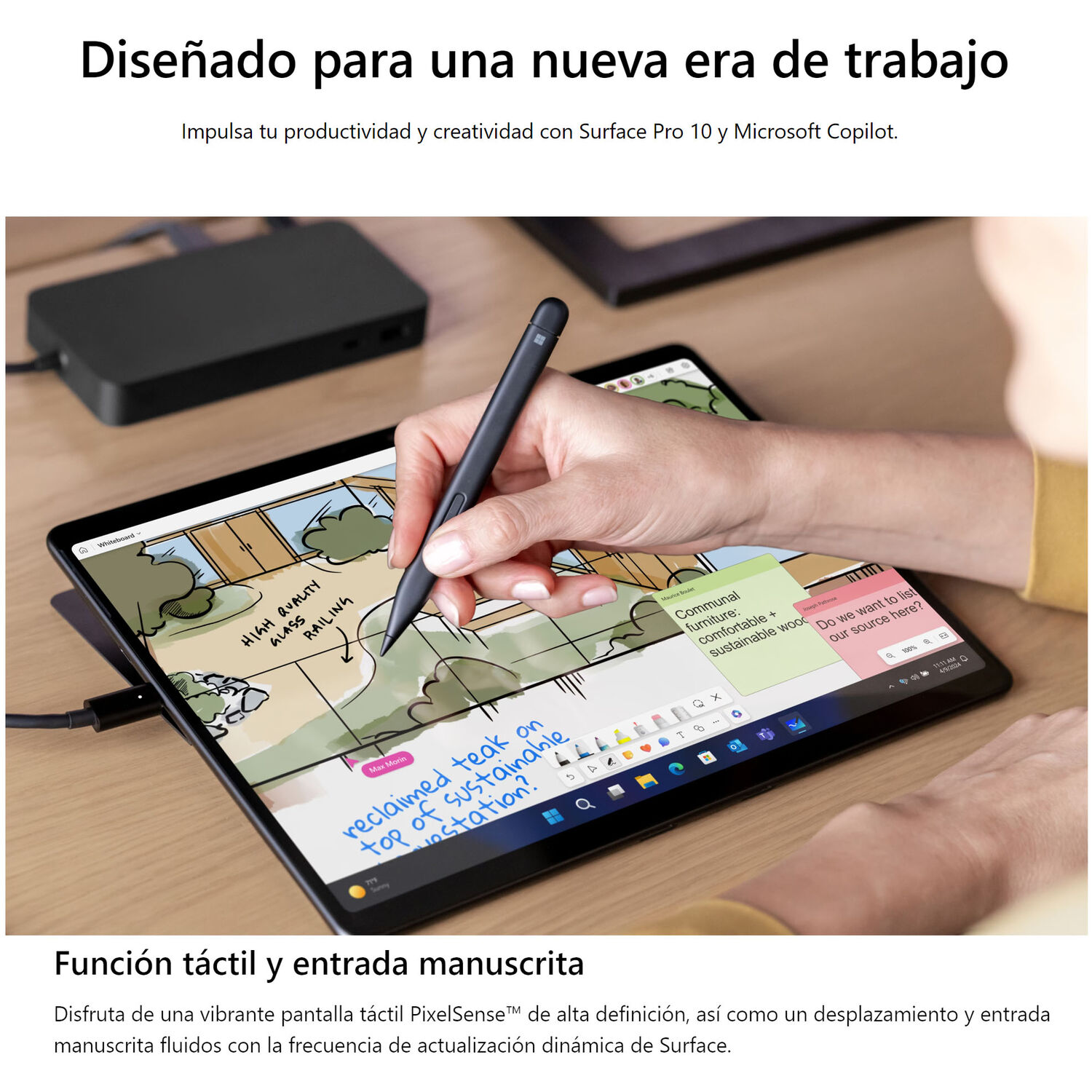 Surface Pro 10 - Tablet Windows 11, Core Ultra 5, 8gb Ram, 256gb Ssd image number 2.0