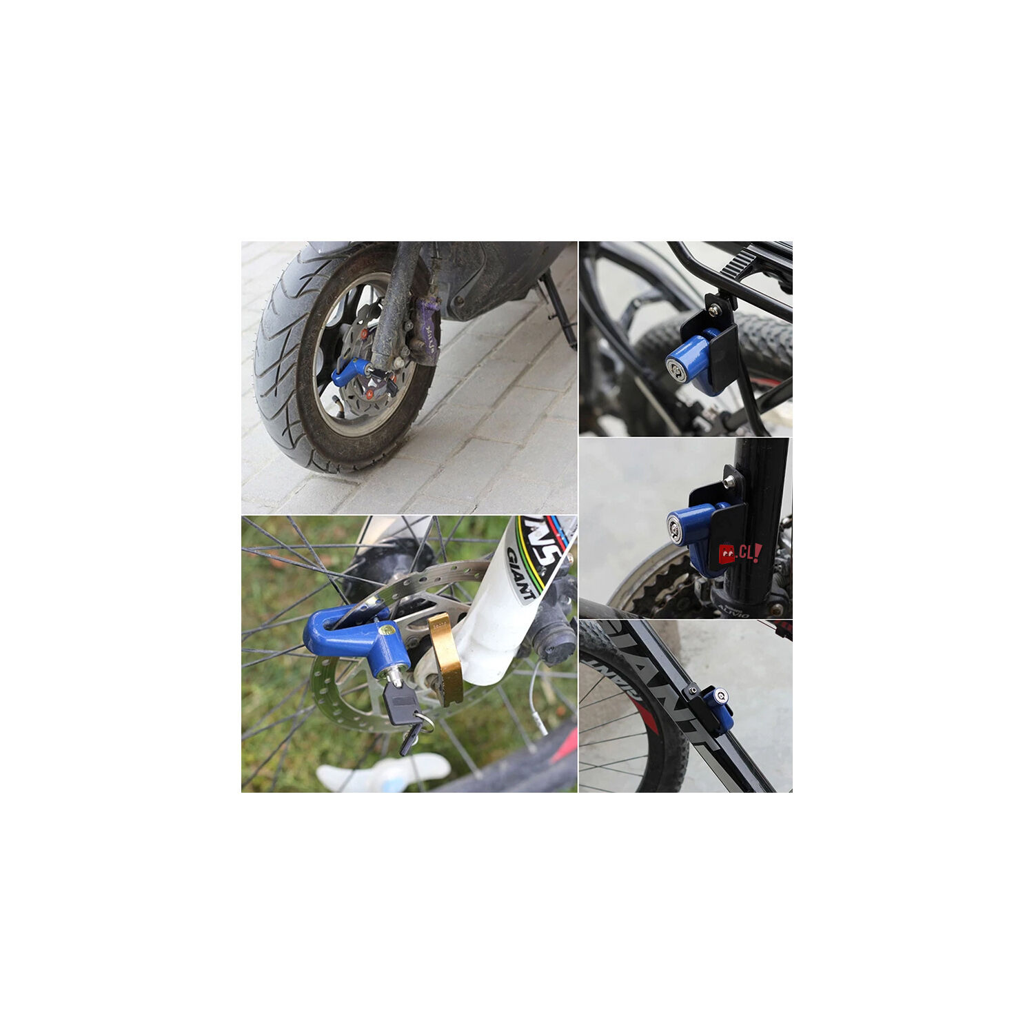 Candado Freno De Disco Moto O Bicicleta - Ps image number 2.0