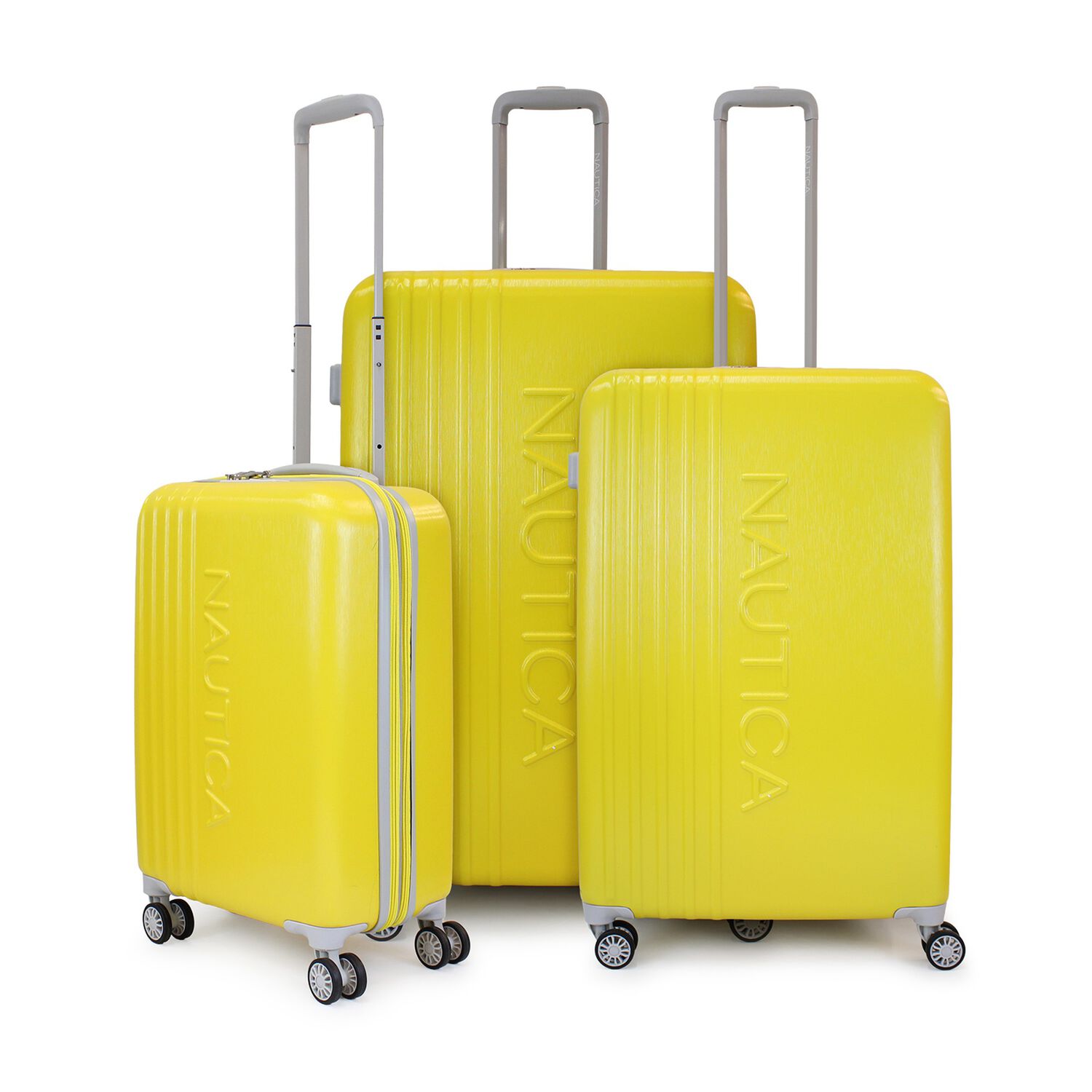 Set De 3 Maletas S+m+l Nautica Summer Amarillo image number 0.0