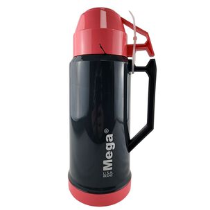Termo Mega 1l New Megatemp Bebidas Calientes Frias Con Tazas Rosa