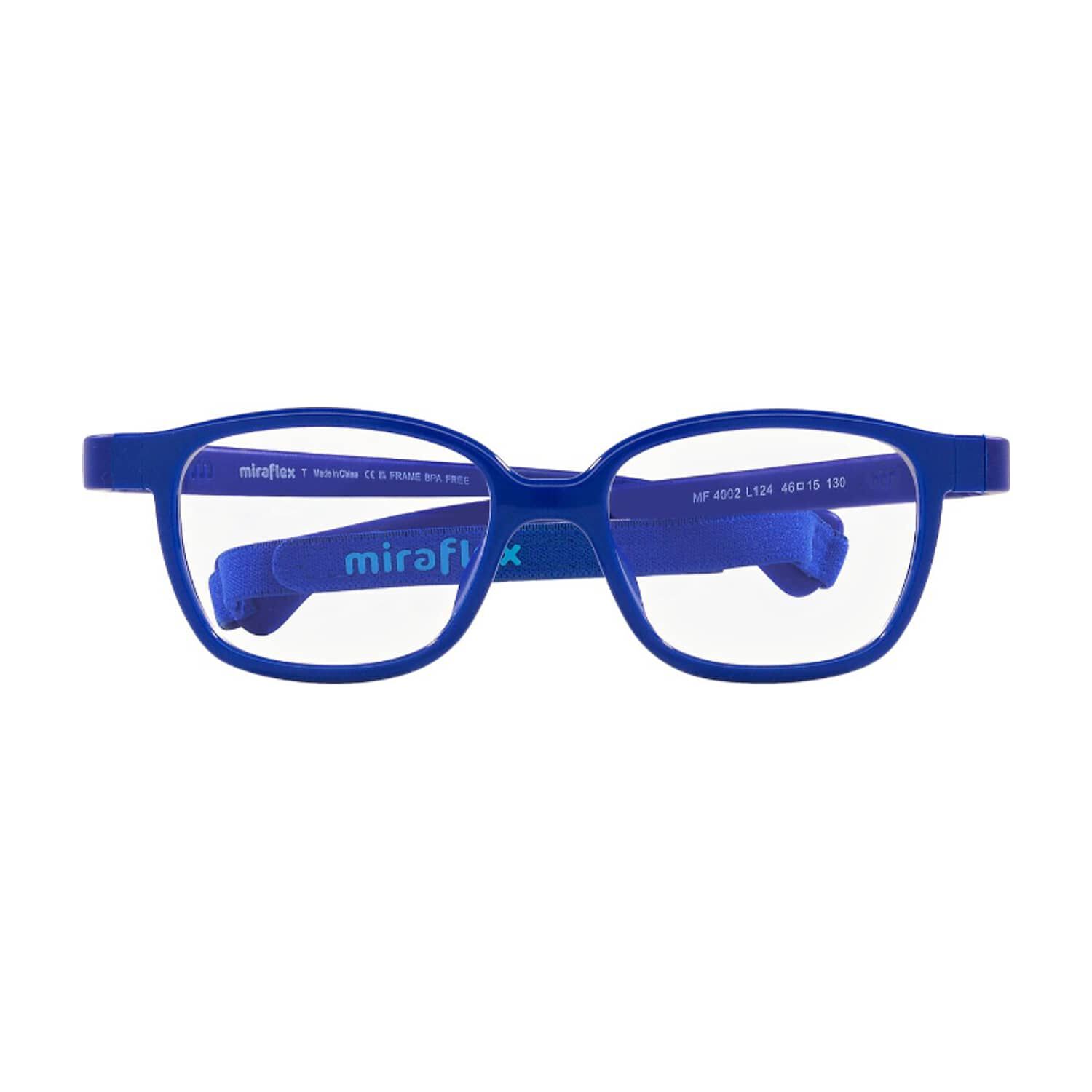 Lentes &Oacute;pticos Azul Con Correa Miraflex Para Ni&ntilde;os image number 0.0