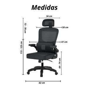 Silla Escritorio Homework Ergonómica Reposo Lumbar Cintura