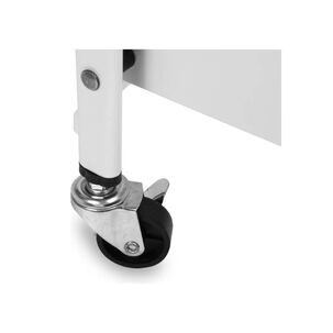 Carrito Plegable Metálico De Cocina 3 Estantes