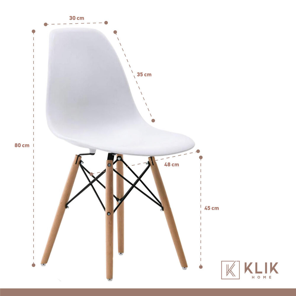 Silla Eames - Blanca image number 3.0