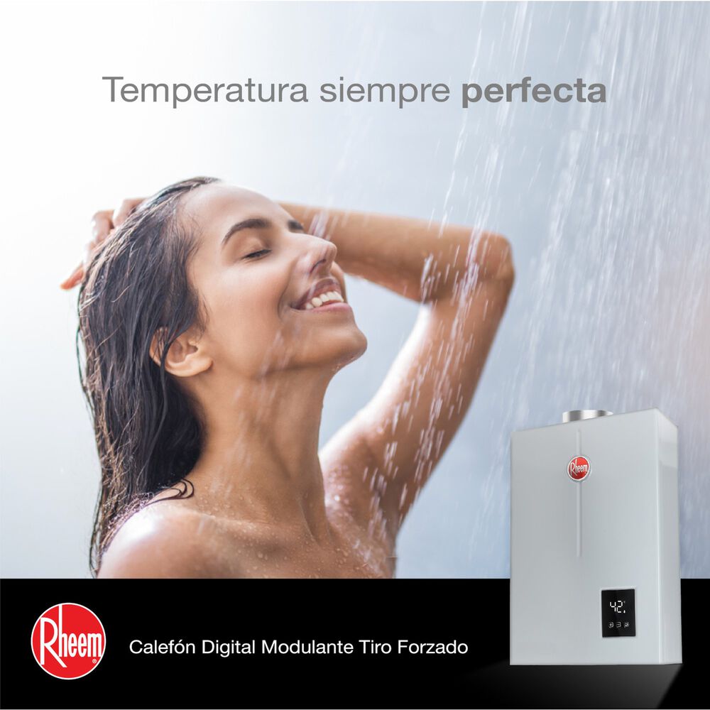 Calefont 18 Litros Gas Licuado Tiro Forzado Rheem image number 5.0