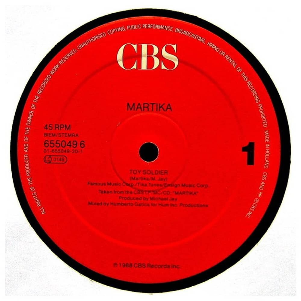 Martika - Toy Soldiers| 12'' Maxi Single Usado image number 2.0