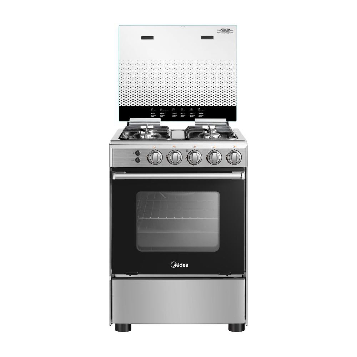 Cocina A Gas Midea MCG-4QSG24NS / 4 Quemadores image number 2.0
