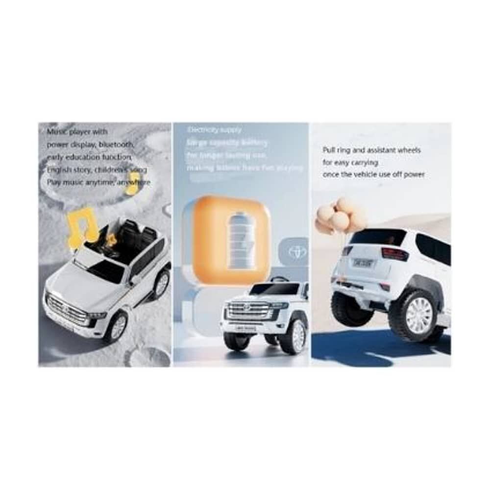 Camioneta Para Ni&ntilde;o Land Cruiser Electrica 0-3 A&ntilde;os Control Remoto image number 2.0