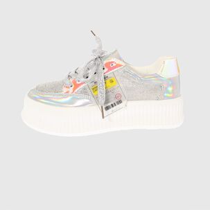 Zapatilla Plata V&iacute;a Franca Art. 52911b20937ysilver