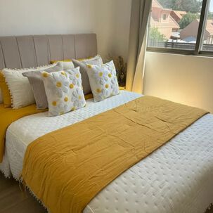Set Mostaza Natural Girasol Boho - 7 Piezas King