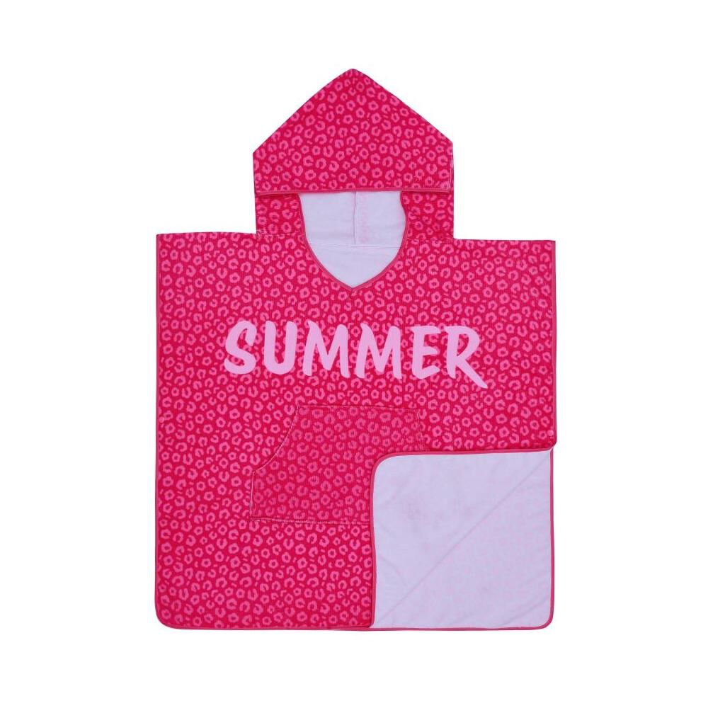 Toalla Playa Capucha Casaideal Kids Pink / 75 X 150 Cm image number 3.0