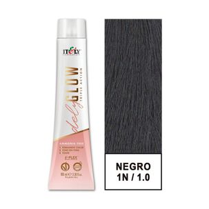 Tintura Per S/amoni Itely Delyglow 1n Negro 100ml 1.0 + Oxidante