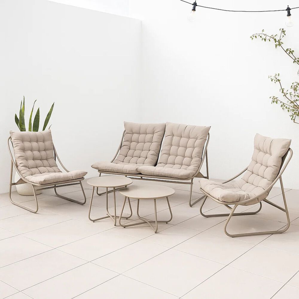 Juego De Terraza Arena 3 Sof&aacute;s Y 2 Mesas De Centro image number 1.0