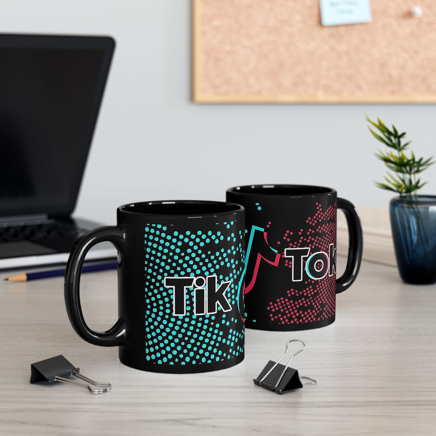 Taz&oacute;n Taza Premium Negro Tik Tok 325ml image number 3.0