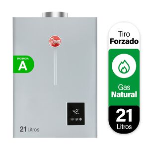 Calefont 21 Litros Gas Natural Tiro Forzado Rheem