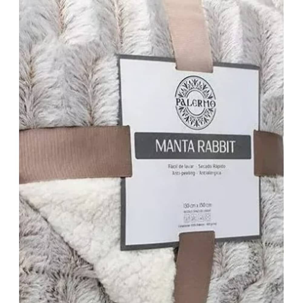 Manta Suave 130x150 Cafe Claro image number 2.0