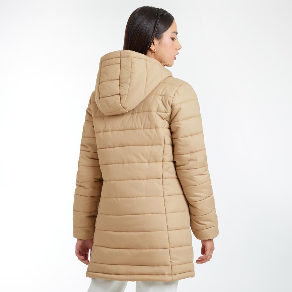 Parka B&aacute;sica Regular Cuello Alto Con Capucha Mujer Freedom image number 3.0