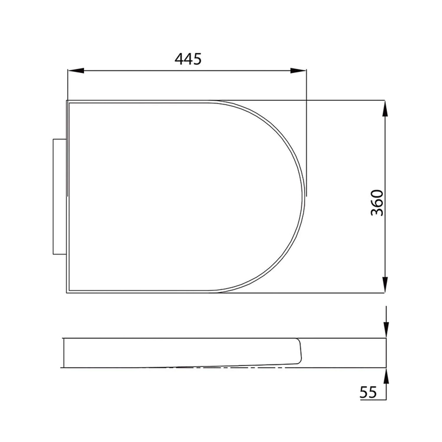 Asiento Y Tapa P.p. Soft Close Para Wc Acros Plus Marca Stretto image number 5.0