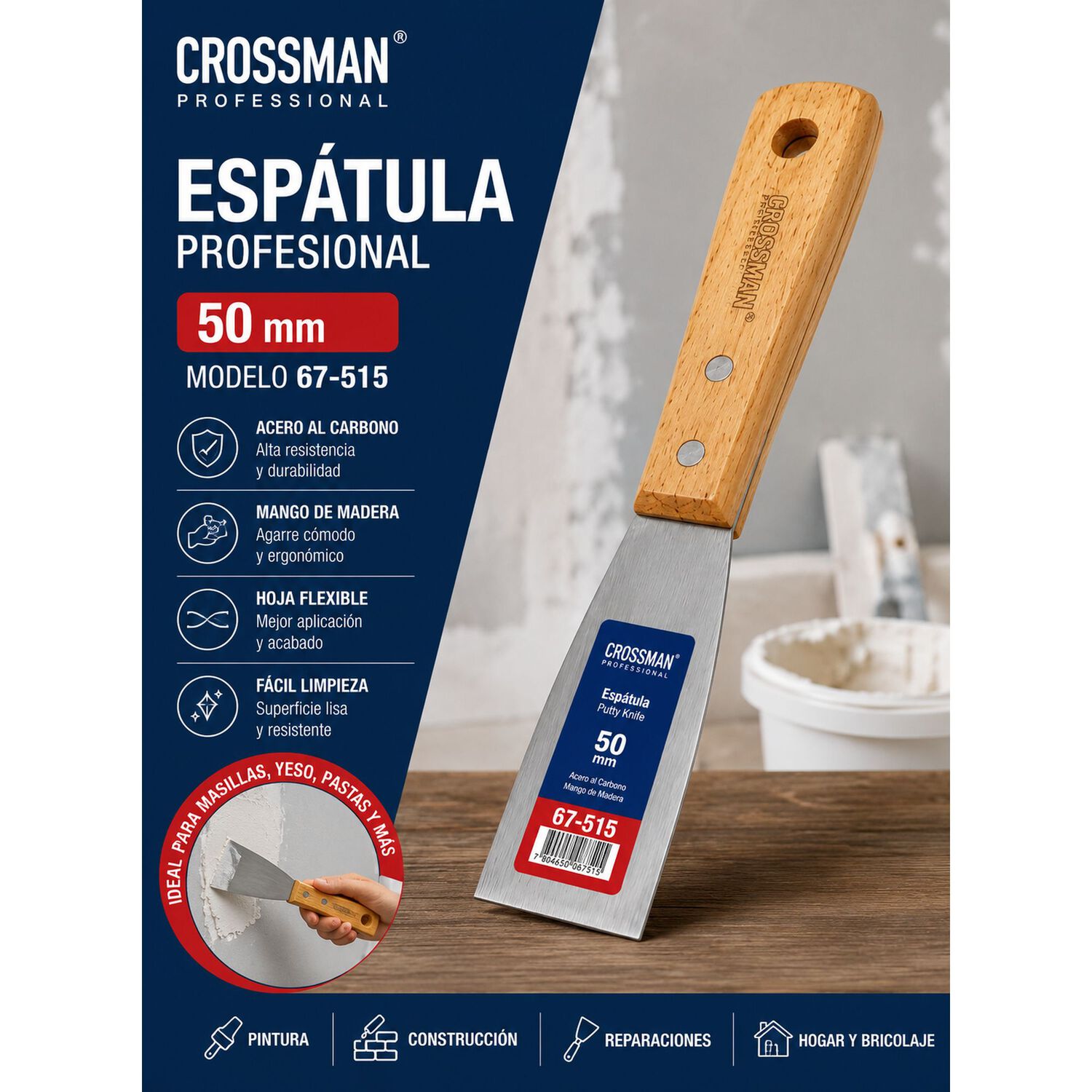 Espatula Crossman 50mm 67-515 image number 3.0