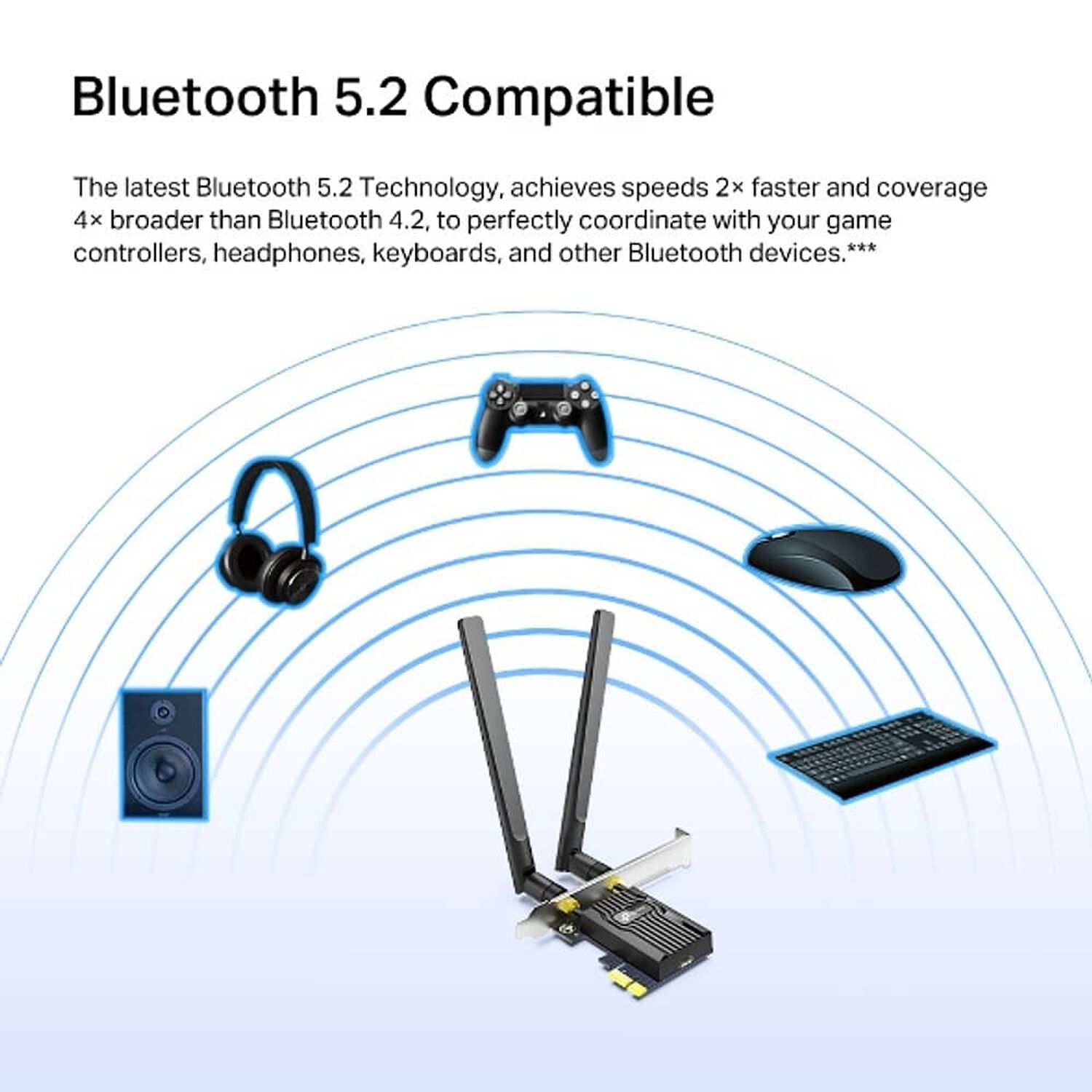 Daptador Pcie Tp-link Archer Tx55e Ax3000 (wi-fi 6, Bluetooth 5.2, 3.0 Gbps) image number 1.0