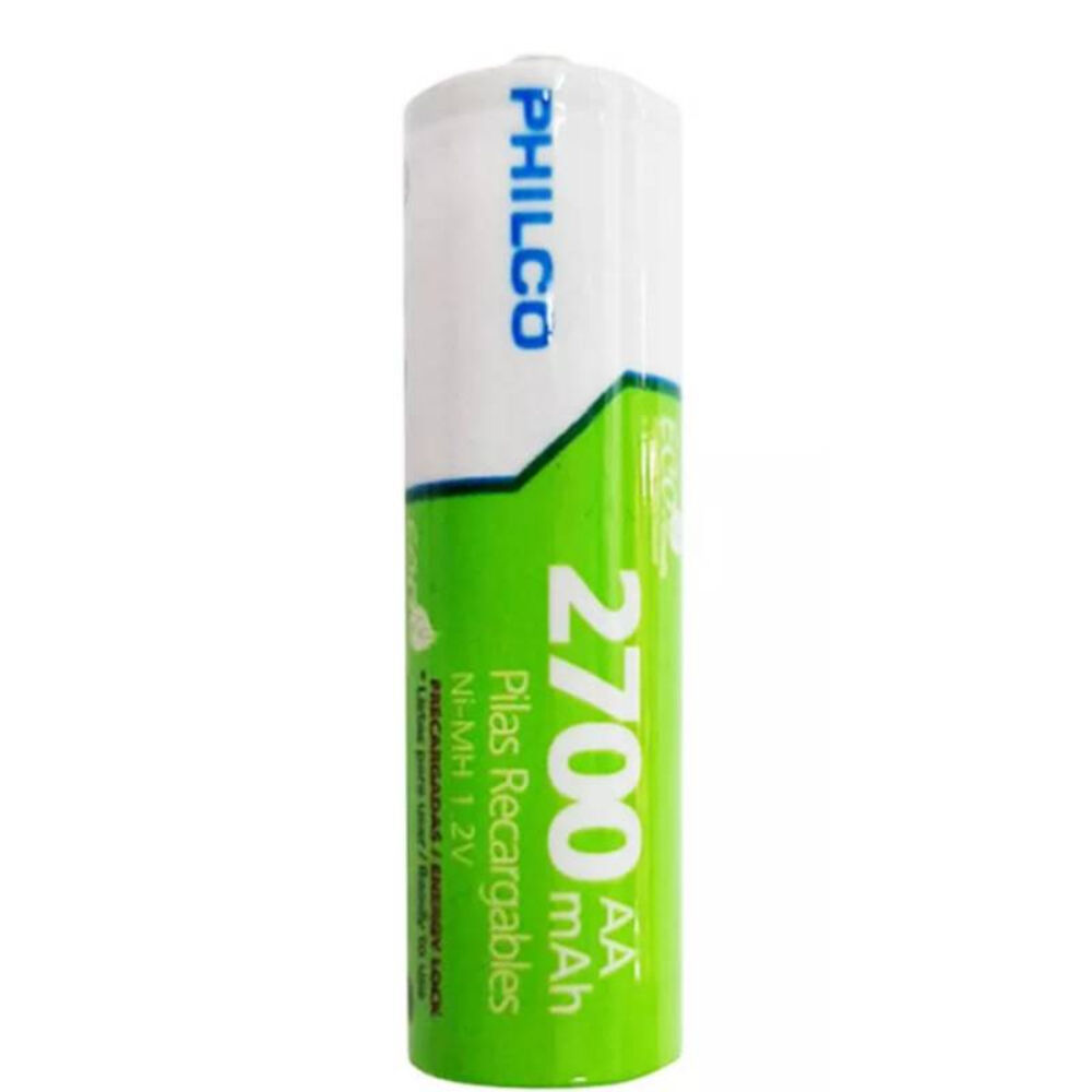Pilas Recargables Aaa Philco Precargadas 1200 Mah 1.2v 5 U image number 2.0