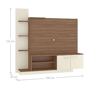 Rack Vekkahome Home Tv Reina / 2 Puertas