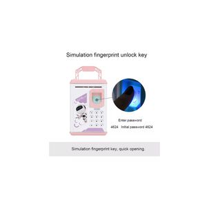 Alcanc&iacute;a Para Ni&ntilde;o Robot Bodyguard Caja Fuerte Juguete Rosa