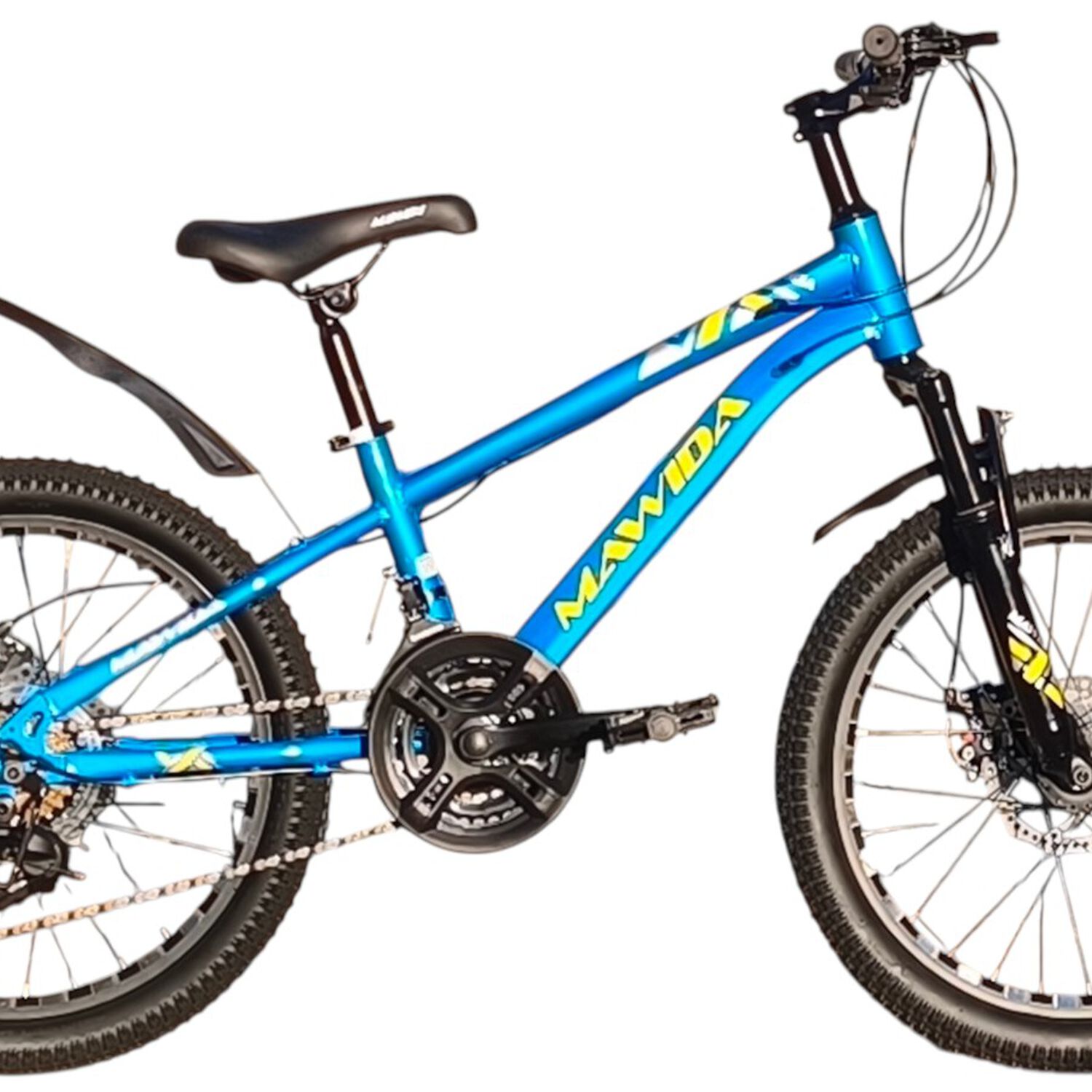 Bicicleta Aro 20 Mawida Con Freno Disco Y 21 Velocidades Azul image number 0.0