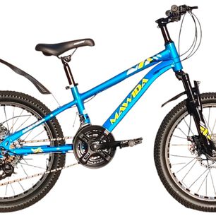 Bicicleta Aro 20 Mawida Con Freno Disco Y 21 Velocidades Azul