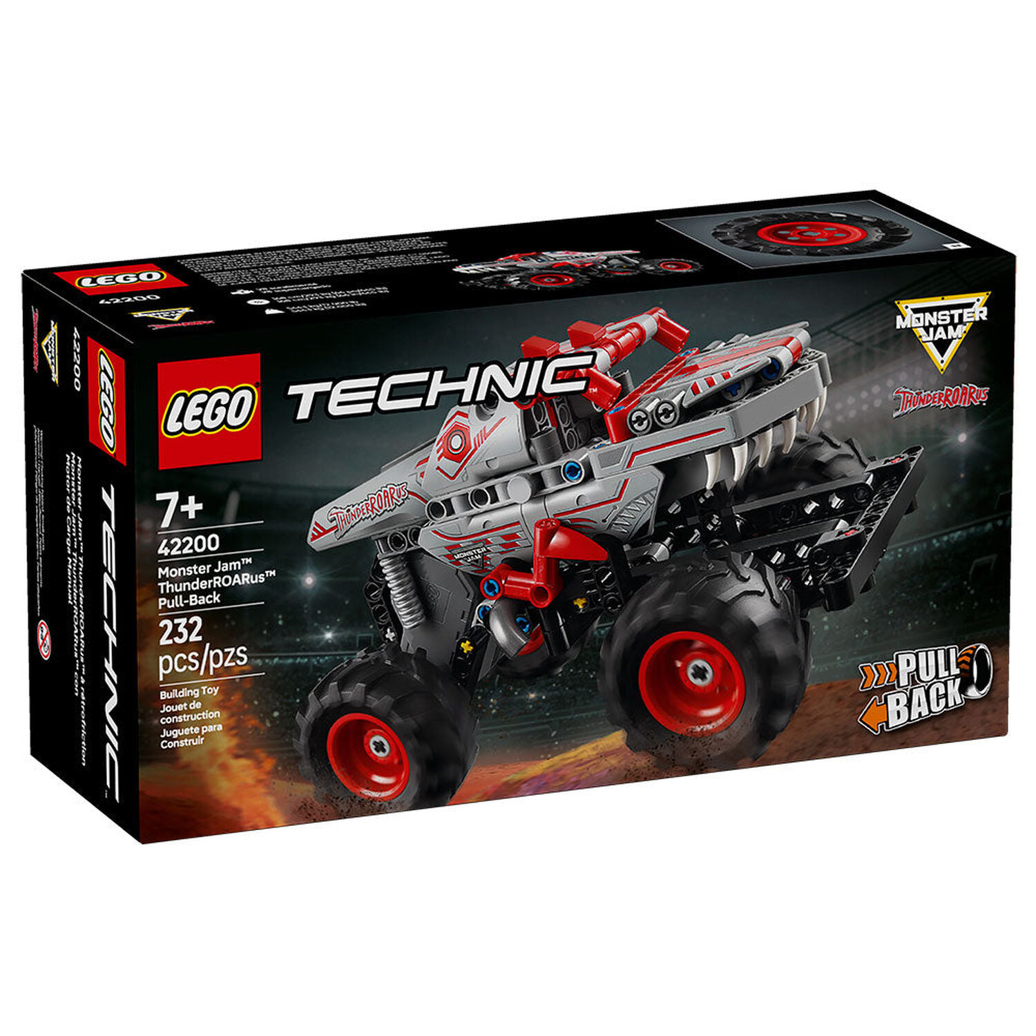 Lego Technic - Monster Jam Thunderroarus Con Motor De Carga Manual - 42200 image number 9.0