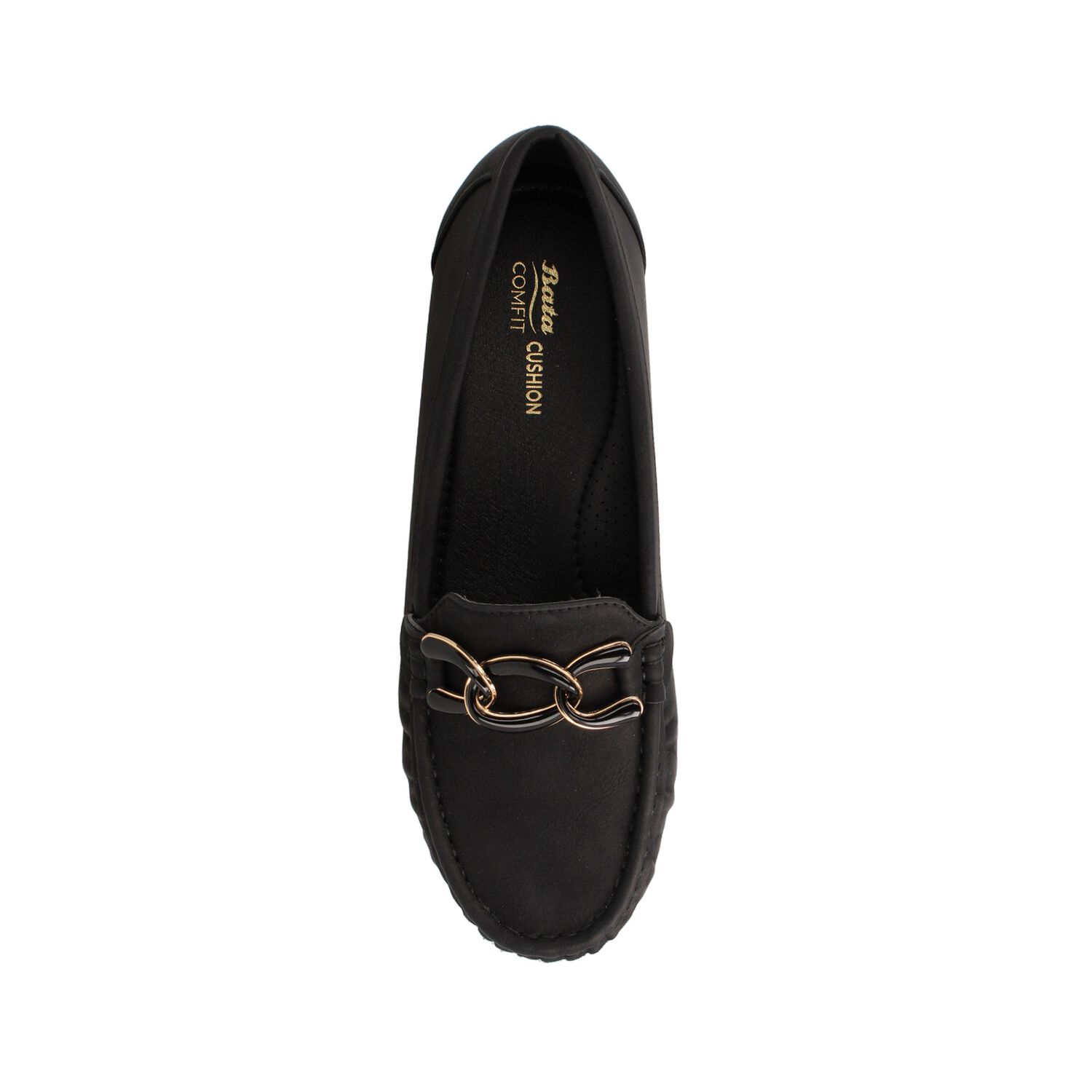 Mocasin Mujer Bata Comfit Cathina Negro image number 3.0
