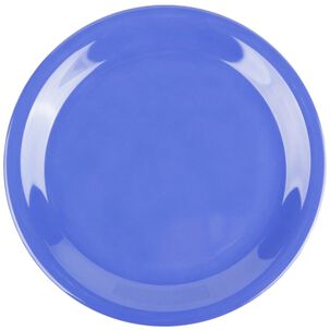 Set 3 Plato Melamina Azul 16.5 Cm