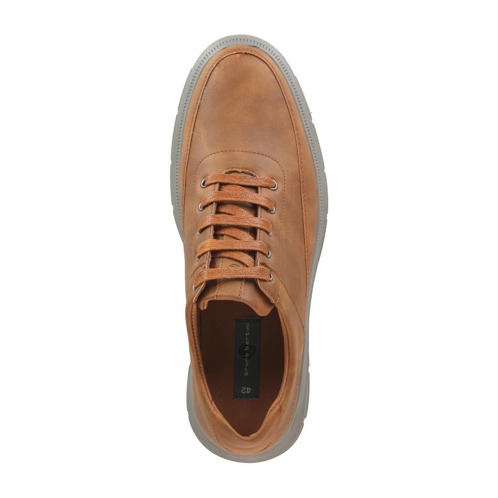 Zapato Casual Hombre Bruno Bertini Brown image number 4.0