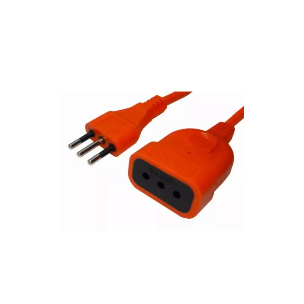 Alargador Extension De Corriente 5mts 10a Naranja Macrotel image number 3.0