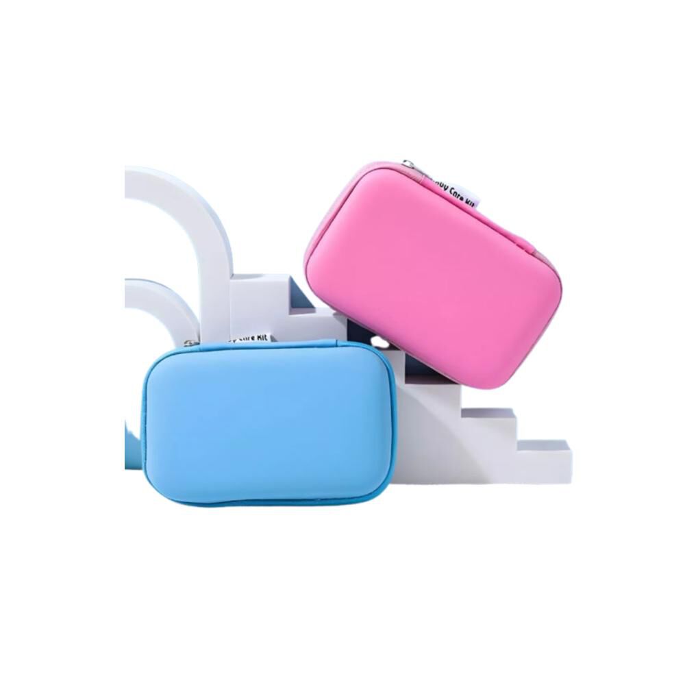 Kit De Cuidado E Higiene Para Bebés Estuche Rosa Y Azul Termómetro Cortaúñas Nariz Limpia image number 3.0