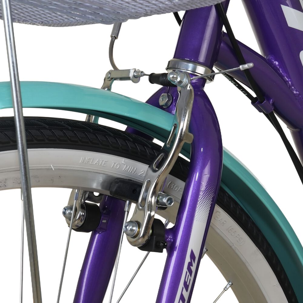 Bicicleta Totem City Dama Aro 26 Morado Turquesa image number 5.0