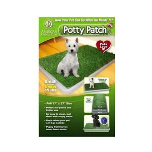 Ba&ntilde;o Entrenador De Mascotas Pasto Artificial Talla S