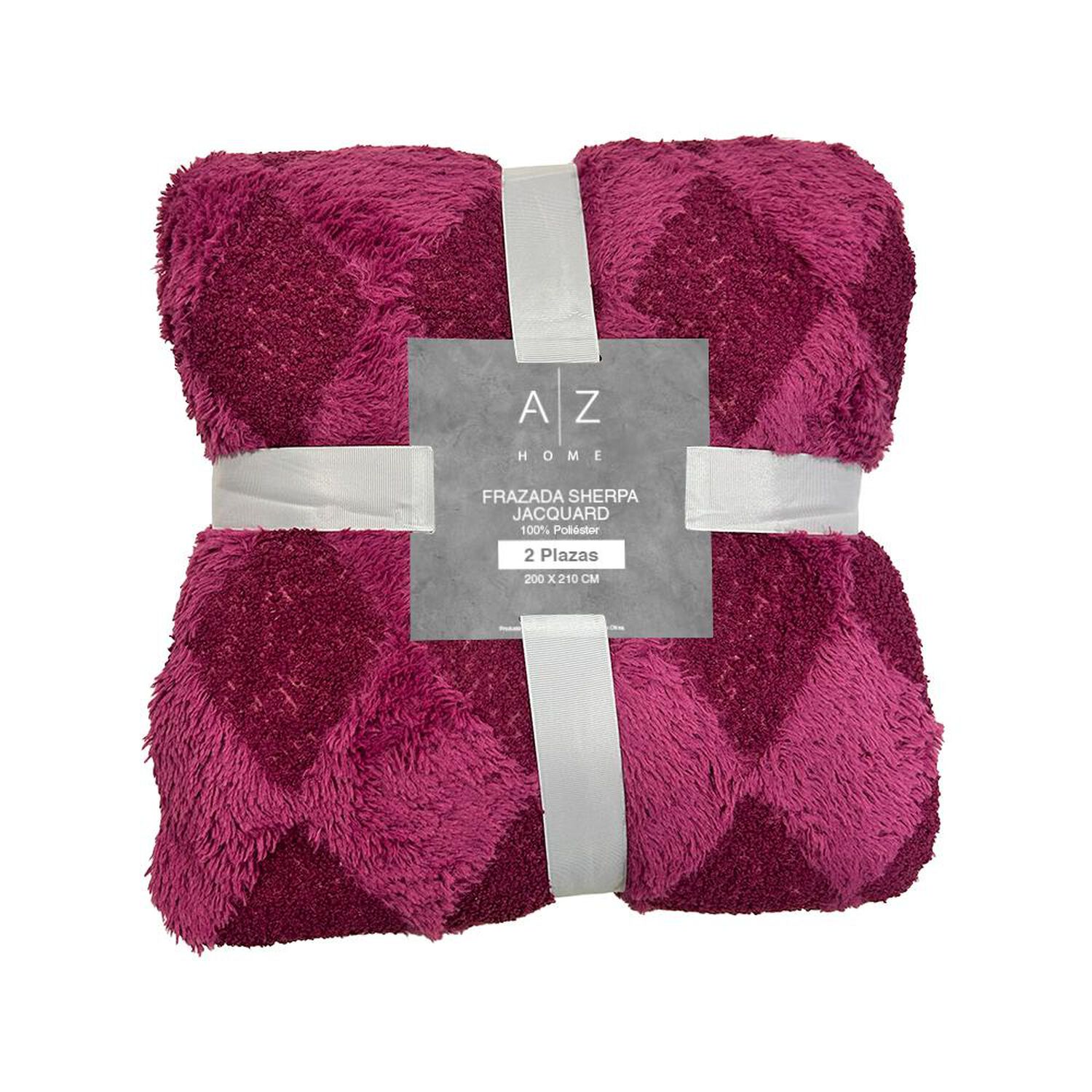 Frazada Sherpa Azhome Jacquard / 2 Plazas image number 1.0