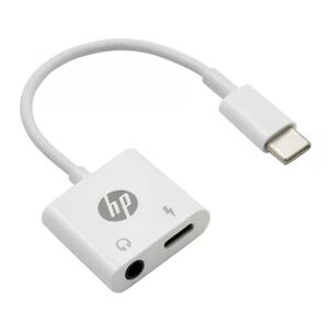 Adaptador Usb C A Usb C Y Jack 3.5 Blanco Dhc-tc132