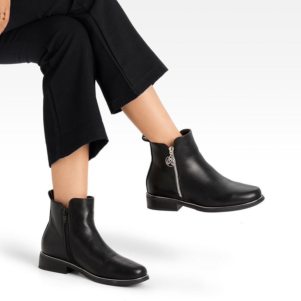 Botin Casual Mujer Eco Cuero Vintage Elegante Weide Zs68 image number 1.0