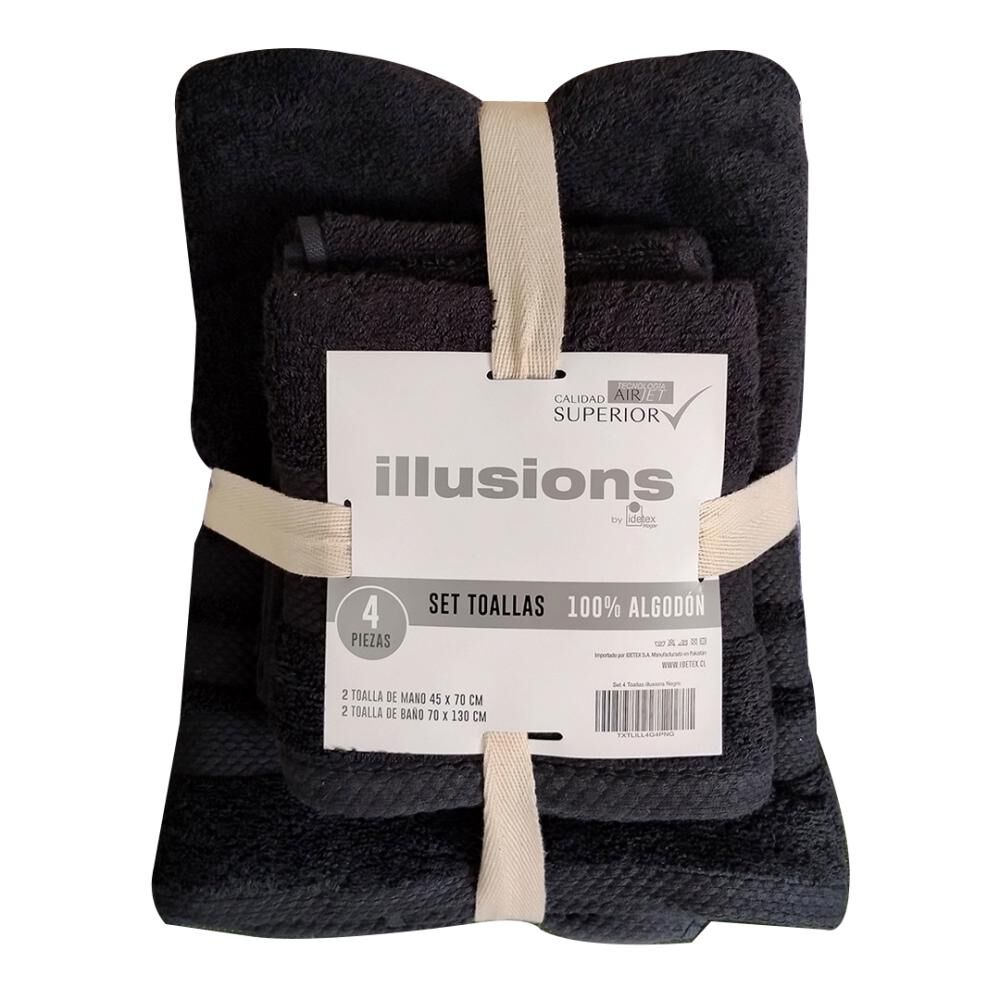 Juego De Toallas Illusions Turquesa image number 2.0