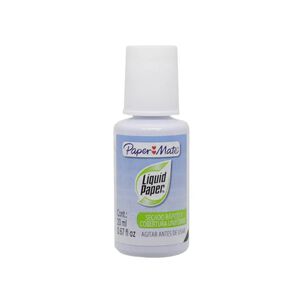 Liquid Paper Botella 20 Ml Paper Mate Blanco Secado R&aacute;pido