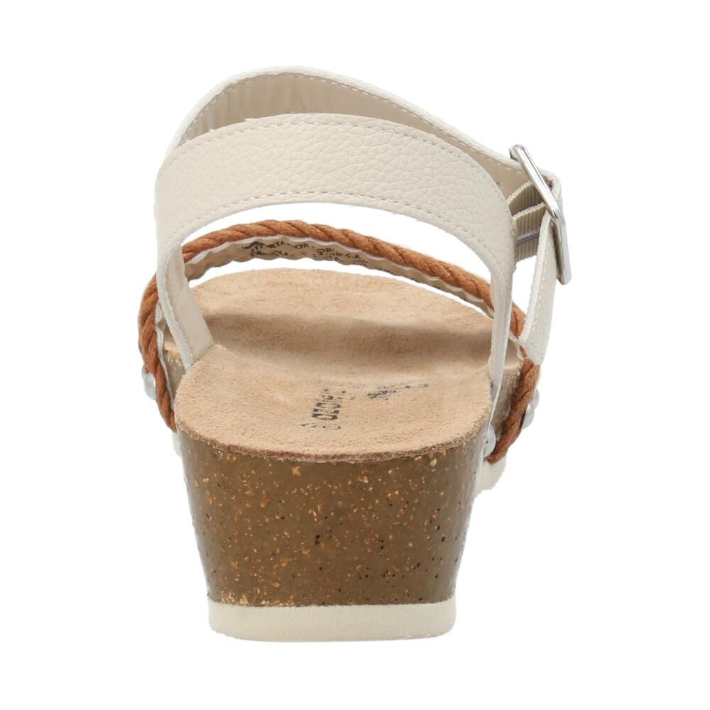 Sandalia Azaleia Candida image number 4.0