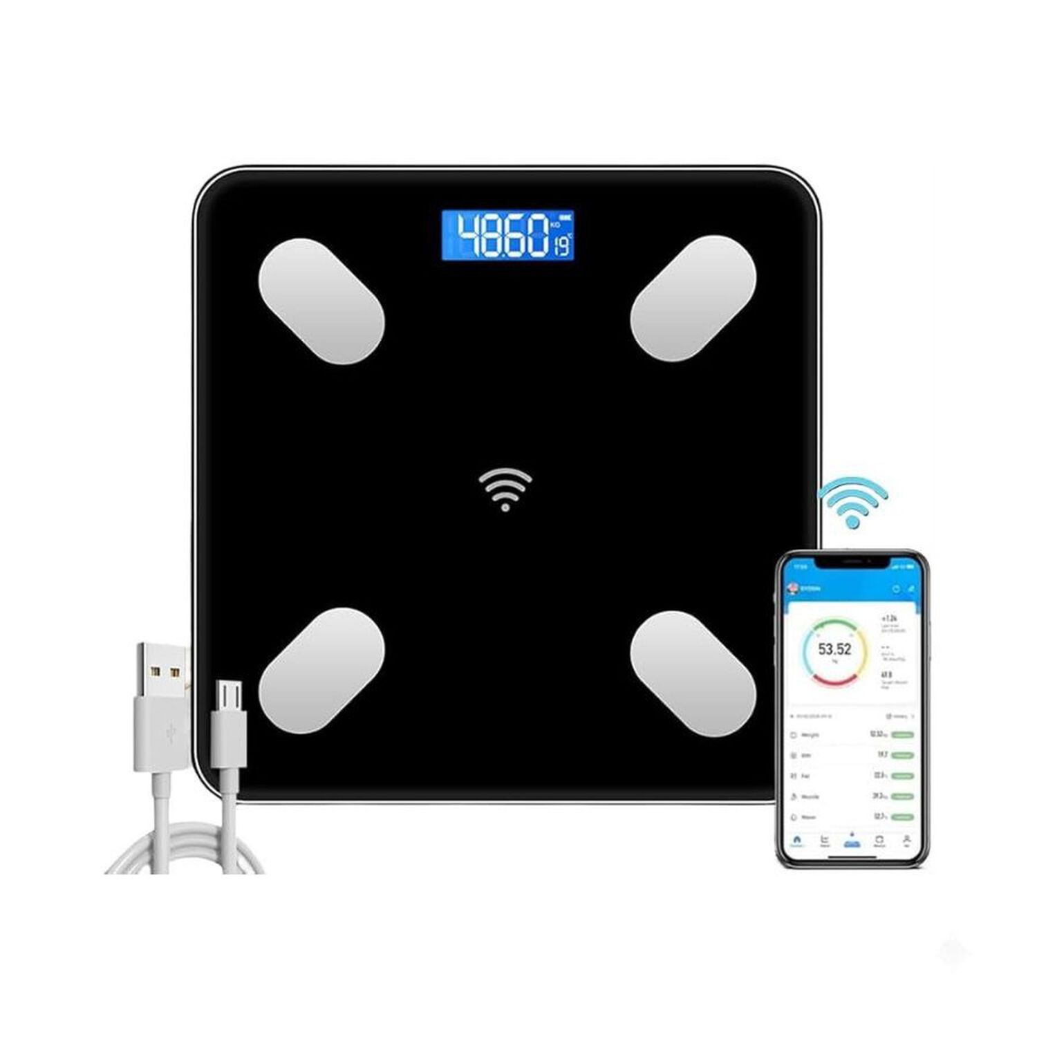 B&aacute;scula Pesas Digital Inteligente Bluetooth image number 1.0