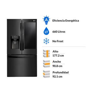 Refrigerador French Door LG GM78SXT.AMCPECL / No Frost / 660 Litros / A