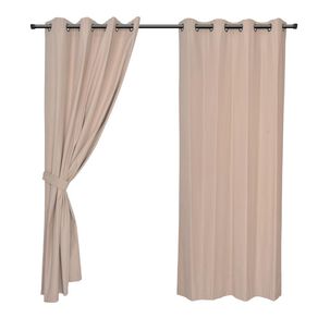 Set Cortinas Sunout Arg.140x220 Beige