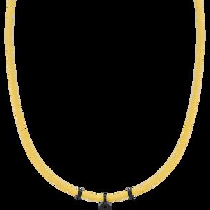 Cadena De Hombre Cat J005n10171 Negro-amarillo